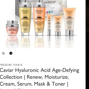 Hyaluronic Acid Age-Defying Moisturizer Set - Gold & Cream
